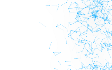 High-resolution abstract digital background featuring glowing black plexus of interconnected points and lines. Represents big data, neural networks, and futuristic technology. Ideal for AI, blockchain