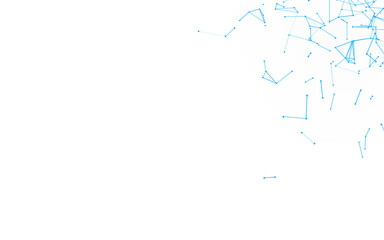 High-resolution abstract digital background featuring glowing black plexus of interconnected points and lines. Represents big data, neural networks, and futuristic technology. Ideal for AI, blockchain