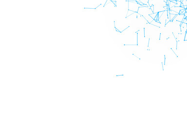 High-resolution abstract digital background featuring glowing black plexus of interconnected points...