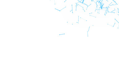 High-resolution abstract digital background featuring glowing black plexus of interconnected points...