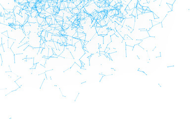 High-resolution abstract digital background featuring glowing black plexus of interconnected points...