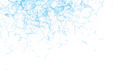 High-resolution abstract digital background featuring glowing black plexus of interconnected points and lines. Represents big data, neural networks, and futuristic technology. Ideal for AI, blockchain