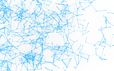 High-resolution abstract digital background featuring glowing black plexus of interconnected points and lines. Represents big data, neural networks, and futuristic technology. Ideal for AI, blockchain