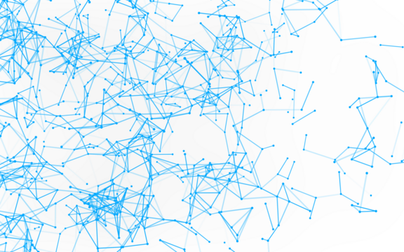 High-resolution abstract digital background featuring glowing black plexus of interconnected points and lines. Represents big data, neural networks, and futuristic technology. Ideal for AI, blockchain