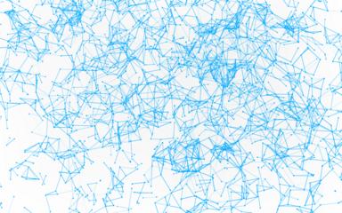 High-resolution abstract digital background featuring glowing black plexus of interconnected points and lines. Represents big data, neural networks, and futuristic technology. Ideal for AI, blockchain