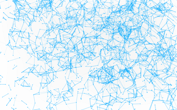 High-resolution abstract digital background featuring glowing black plexus of interconnected points and lines. Represents big data, neural networks, and futuristic technology. Ideal for AI, blockchain