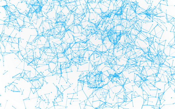 High-resolution abstract digital background featuring glowing black plexus of interconnected points and lines. Represents big data, neural networks, and futuristic technology. Ideal for AI, blockchain