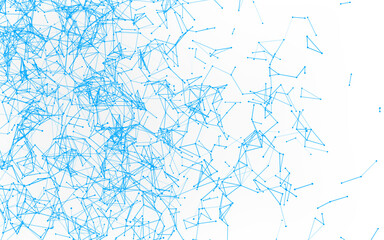 High-resolution abstract digital background featuring glowing black plexus of interconnected points and lines. Represents big data, neural networks, and futuristic technology. Ideal for AI, blockchain