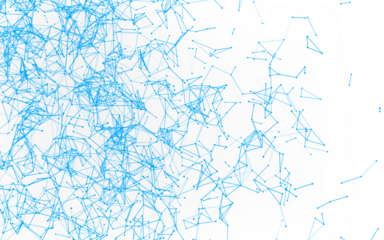 High-resolution abstract digital background featuring glowing black plexus of interconnected points and lines. Represents big data, neural networks, and futuristic technology. Ideal for AI, blockchain