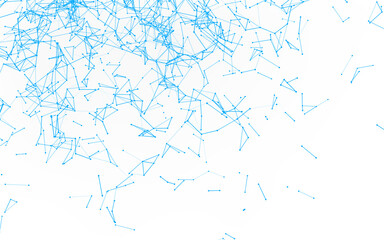 High-resolution abstract digital background featuring glowing black plexus of interconnected points...