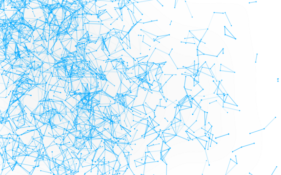 High-resolution abstract digital background featuring glowing black plexus of interconnected points and lines. Represents big data, neural networks, and futuristic technology. Ideal for AI, blockchain