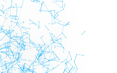 High-resolution abstract digital background featuring glowing black plexus of interconnected points and lines. Represents big data, neural networks, and futuristic technology. Ideal for AI, blockchain