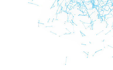 High-resolution abstract digital background featuring glowing black plexus of interconnected points and lines. Represents big data, neural networks, and futuristic technology. Ideal for AI, blockchain