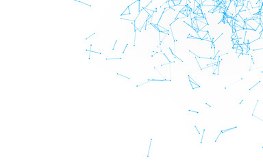 High-resolution abstract digital background featuring glowing black plexus of interconnected points and lines. Represents big data, neural networks, and futuristic technology. Ideal for AI, blockchain