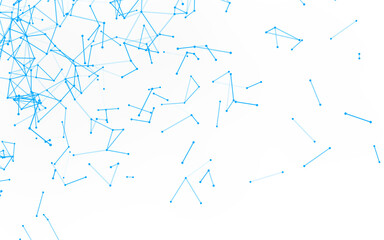 High-resolution abstract digital background featuring glowing black plexus of interconnected points and lines. Represents big data, neural networks, and futuristic technology. Ideal for AI, blockchain