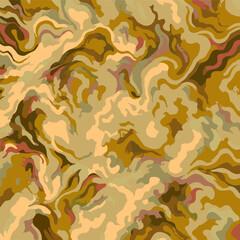 Abstract wavy retro vintage old watercolor marble pattern background. brown animal skin texture. art design. for scarf, marble, fabric, clothing, carpet, rug, floor, dress, digital printing