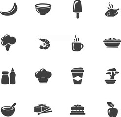 Vector food icons set.eps