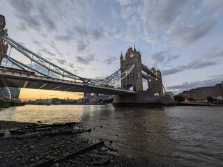 Obraz premium Tower Bridge in London at Sunset