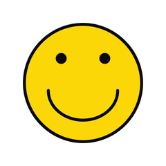 Fototapeta premium smiley face on white background