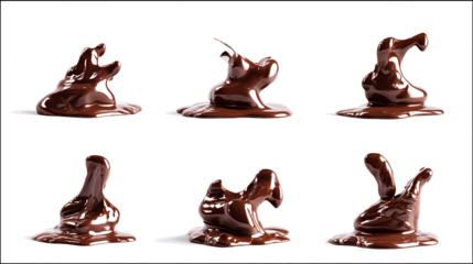 A refreshing splash of transparent melted liquid candy. Multi colored droplets for a unique presentation. The shine and temptation of a sweet food element