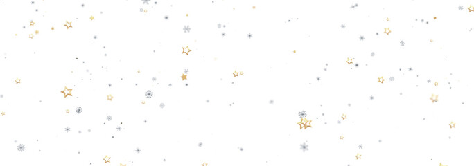 Elegant backdrop with gold and silver stars. Perfect for holidays, celebrations, and more.