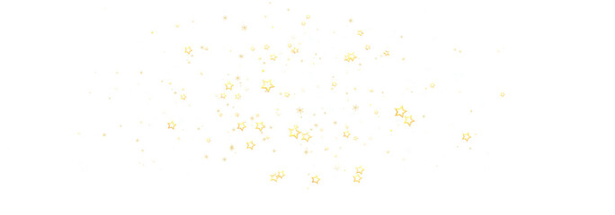 Sparkling gold stars on white. Perfect for festive designs, cards, and backgrounds.
