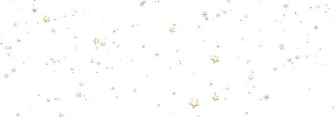 Festive background with gold and silver stars. Perfect for holidays, winter, and celebration designs.