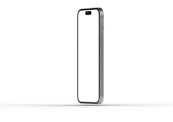 Clean, modern smartphone mockup. Perfect for app presentations or technology websites.