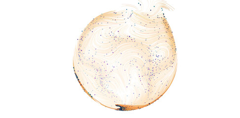 Swirling beige background with scattered glitter. Perfect for design projects needing a unique texture.