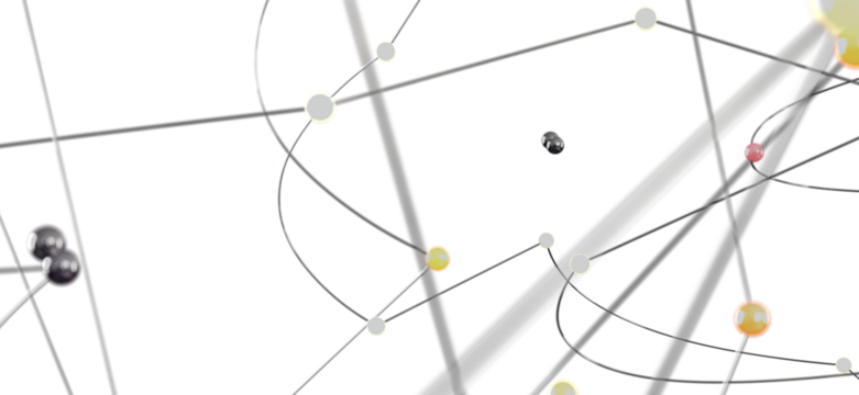 Stock photo of an abstract network connection.  Ideal for technology, communication, and global concepts.