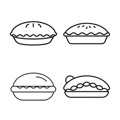 Fast food icons list bundle