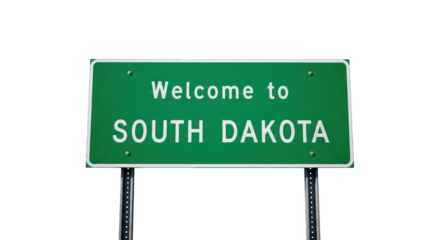 Welcome to South Dakota sign