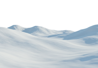 Snowy landscape exploration mountain range winter wonderland aerial nature's serenity. Cut out png