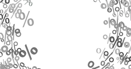 percent sign percentage icon interest rate background