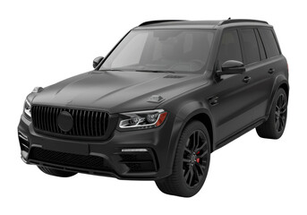 Dynamic drive adventure luxury suv showcase automotive urban setting eye-level perspective. Cut out png