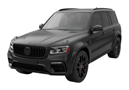 Dynamic drive adventure luxury suv showcase automotive urban setting eye-level perspective. Cut out png