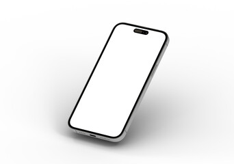 Clean, modern smartphone mockup. Perfect for app presentations or website designs.