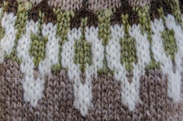 traditionelles isländisches Strickmuster