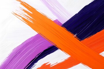 Striking abstract composition featuring bold intersecting geometric shapes in a vibrant color palette with textured brushstrokes and dynamic movement
