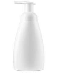 plastic bottle isolated on white