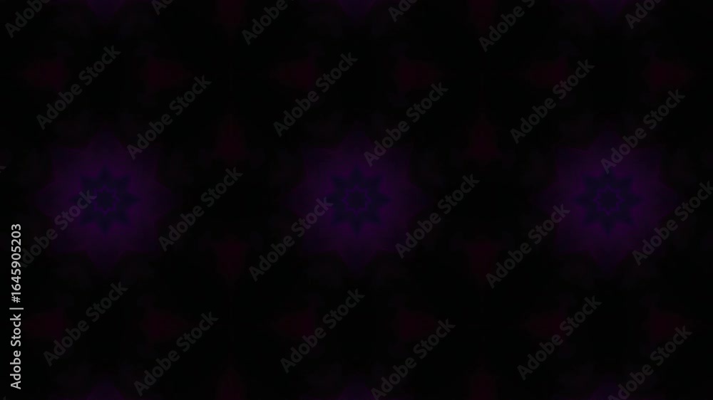 Poster mesmerizing purple fractal patterns emerge from darkness, captivating the viewer with hypnotic symme