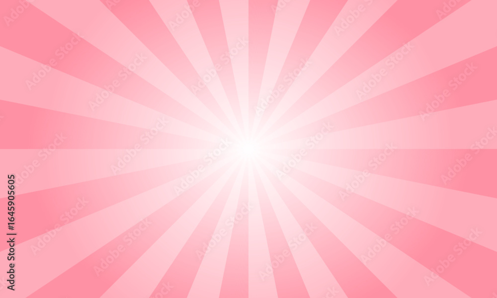 Aufkleber salmon pink red sunburst background. abstract rays texture background. sunburst background with red 