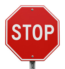 Traffic control measures stop sign urban intersection road signage outdoor environment eye-level safety awareness. Cut out png