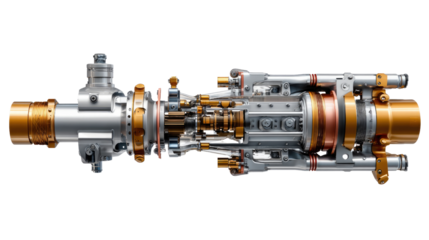 Intricate Mechanical Marvel: A detailed depiction of a sophisticated machine component. A glimpse into the core mechanisms that power innovation and progress.