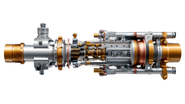 Intricate Mechanical Marvel: A detailed depiction of a sophisticated machine component. A glimpse into the core mechanisms that power innovation and progress.