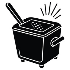 oil free fryer white background