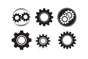 Engineering Gear Icon for Industrial Design