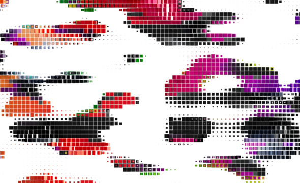 Vibrant pixelated texture.  Great for websites, banners, and digital art.