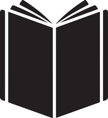book silhouette icon