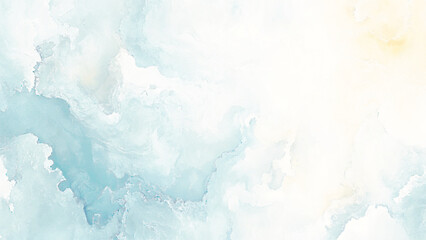 Beautiful Blue Watercolor Background